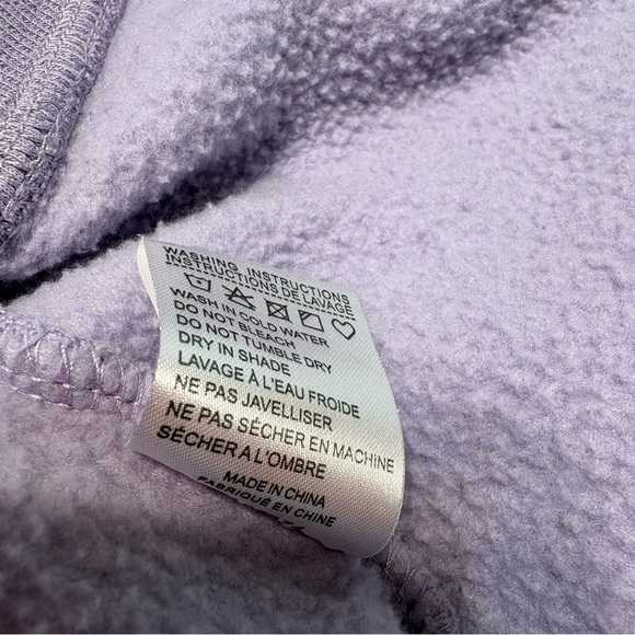 Pink Palm Puff “To Live For the Hope of it All" Hoodie in Lilac, Size M - Picture 12 of 12